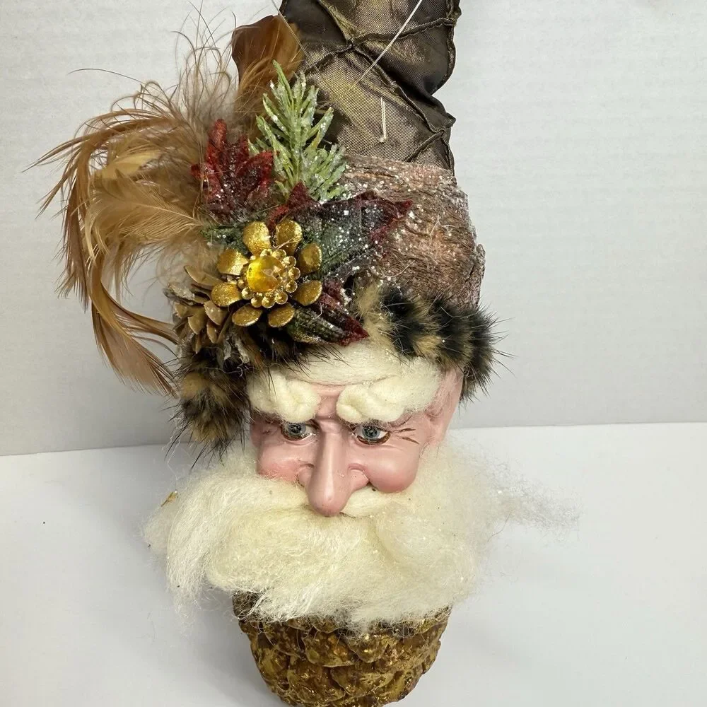Mark Roberts Pinecone Body Woodlands Animal Fur Feathers Fairy Ornament Rare
